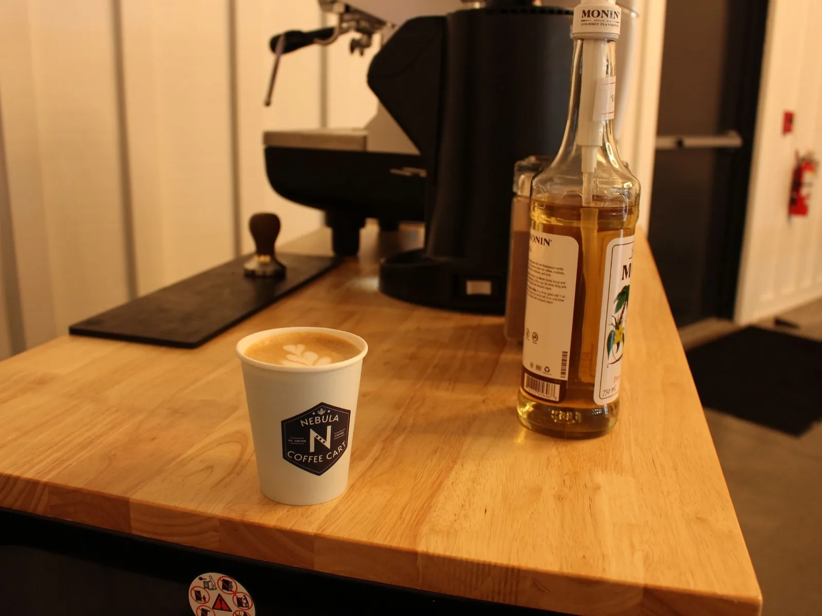 Professional coffee service at business conference